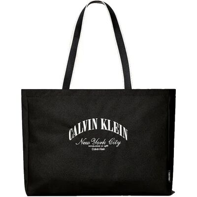 Calvin Klein Sac En Toile Lv04d3348g Black One Size unisex - Publicité Calvin Klein Sac En Toile Lv04d3348g Black One Size unisex - Publicité
