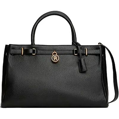 Tommy Hilfiger Sac En Toile Aw0aw17925 Black One Size unisex - Publicité Tommy Hilfiger Sac En Toile Aw0aw17925 Black One Size unisex - Publicité