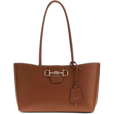 Guess Sac Porté épaule Janie Cognac One Size unisex - Publicité Guess Sac Porté épaule Janie Cognac One Size unisex - Publicité