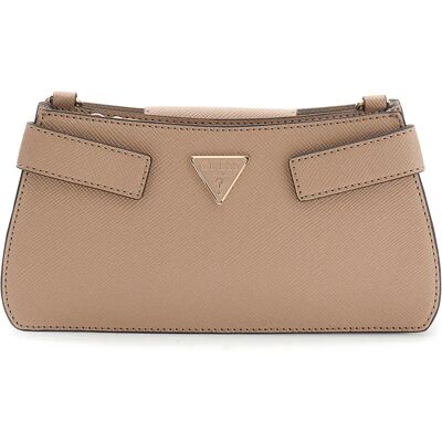 Guess Sac Serenova Saffiano Mini Pale Mocha One Size unisex - Publicité Guess Sac Serenova Saffiano Mini Pale Mocha One Size unisex - Publicité