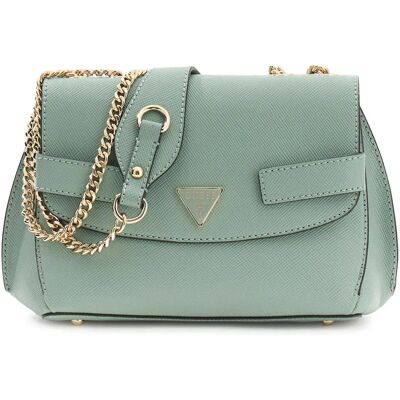 Guess Sac Porté épaule Serenova Saffiano Gris / Light Silver One Size unisex - Publicité Guess Sac Porté épaule Serenova Saffiano Gris / Light Silver One Size unisex - Publicité