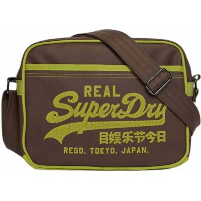 Superdry Bandoulière Mini Alumni French Roast Brown One Size male - Publicité Superdry Bandoulière Mini Alumni French Roast Brown One Size male - Publicité