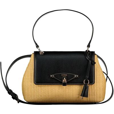 Guess Sac Porté épaule Maggie Straw Natural / Black One Size unisex - Publicité Guess Sac Porté épaule Maggie Straw Natural / Black One Size unisex - Publicité