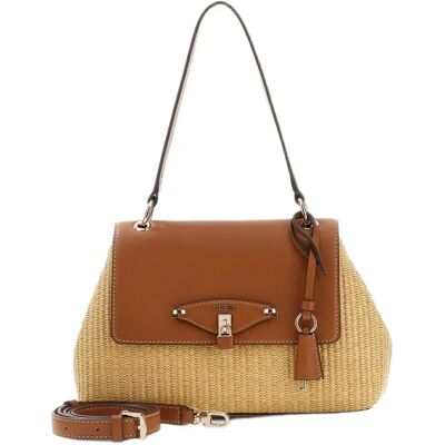 Guess Sac Porté épaule Maggie Straw Natural / Caramel One Size unisex - Publicité Guess Sac Porté épaule Maggie Straw Natural / Caramel One Size unisex - Publicité