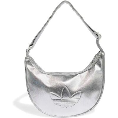Adidas Originals Sac Porté épaule Adicolor Half Crescent Metallic Pu 5l Silver Met One Size unisex - Publicité Adidas Originals Sac Porté épaule Adicolor Half Crescent Metallic Pu 5l Silver Met One Size unisex - Publicité