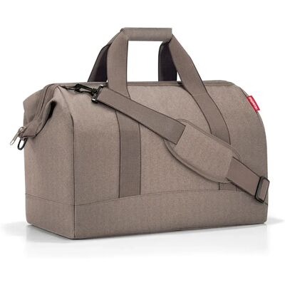 Reisenthel Sac Duffle Allrounder L Herringbone Mokka One Size unisex - Publicité Reisenthel Sac Duffle Allrounder L Herringbone Mokka One Size unisex - Publicité