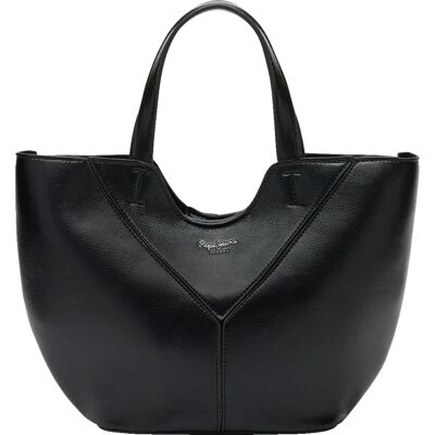 Pepe Jeans Sac Porté épaule Cevia Hexia Black One Size unisex - Publicité Pepe Jeans Sac Porté épaule Cevia Hexia Black One Size unisex - Publicité