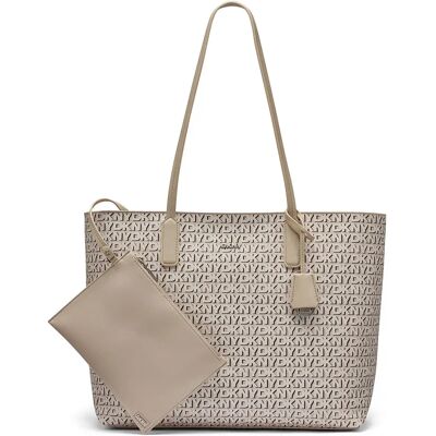 Dkny Sac En Toile Saige Dw0300741 Light Taupe Beige One Size unisex - Publicité Dkny Sac En Toile Saige Dw0300741 Light Taupe Beige One Size unisex - Publicité