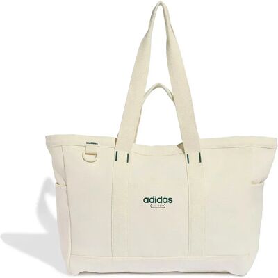 Adidas Sac Porté épaule Canvas Tote 31l Ivory / Collegiate Green One Size unisex - Publicité Adidas Sac Porté épaule Canvas Tote 31l Ivory / Collegiate Green One Size unisex - Publicité