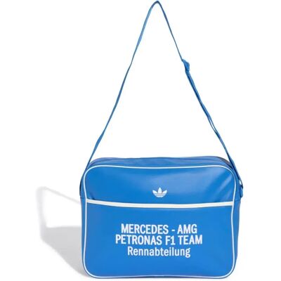 Adidas Sac Porté épaule Mercedes Amg Petronas F1 Team Blue Wonder 12l Bluebird One Size unisex - Publicité Adidas Sac Porté épaule Mercedes Amg Petronas F1 Team Blue Wonder 12l Bluebird One Size unisex - Publicité