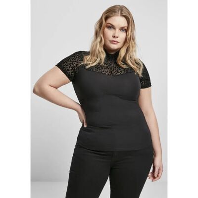 Urban Classics T-shirt à Manches Courtes Flock Lace Turtleneck Gt Black 5XL - Publicité Urban Classics T-shirt à Manches Courtes Flock Lace Turtleneck Gt Black 5XL - Publicité