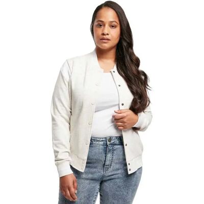 Urban Classics Veste Inset College Light Grey / White 4XL - Publicité Urban Classics Veste Inset College Light Grey / White 4XL - Publicité