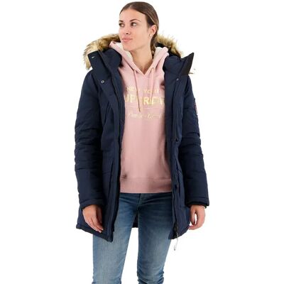 Superdry Parka Everest Faux Fur Nordic Chrome Navy XS - Publicité Superdry Parka Everest Faux Fur Nordic Chrome Navy XS - Publicité