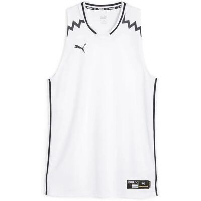Puma T-shirt Sans Manches Hoops Team Game White S Homme,Femme - Publicité Puma T-shirt Sans Manches Hoops Team Game White S Homme,Femme - Publicité