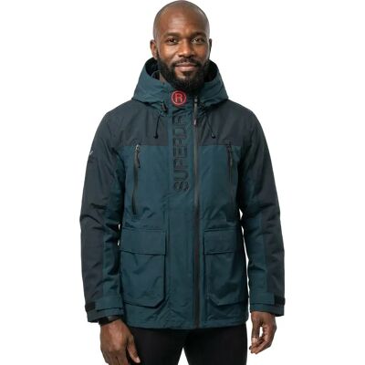 Superdry Veste M5012240a Windbreaker Blue Graphite M Homme - Publicité Superdry Veste M5012240a Windbreaker Blue Graphite M Homme - Publicité