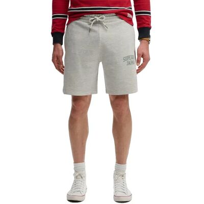Superdry Short Athletic Essential Cadet Grey Marl 2XL Homme - Publicité Superdry Short Athletic Essential Cadet Grey Marl 2XL Homme - Publicité