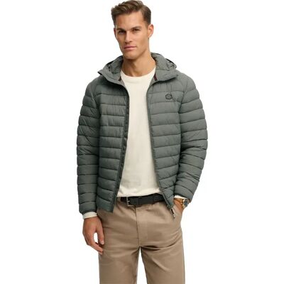 Superdry Veste Fuji Lite Biker Grey S Homme - Publicité Superdry Veste Fuji Lite Biker Grey S Homme - Publicité
