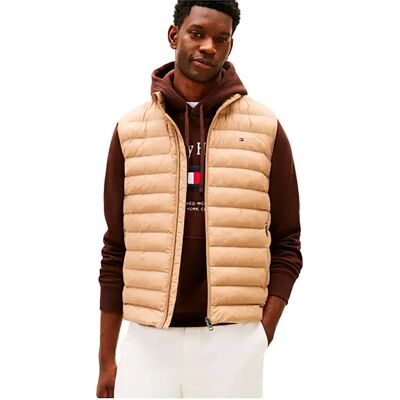 Tommy Hilfiger Gilet Packable Quilted Coastal Taupe XL - Publicité Tommy Hilfiger Gilet Packable Quilted Coastal Taupe XL - Publicité