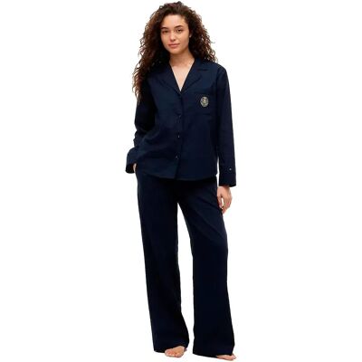 Tommy Hilfiger Pyjama à Manches Longues Uw0uw06693 Tonal Woven Stripe XS - Publicité Tommy Hilfiger Pyjama à Manches Longues Uw0uw06693 Tonal Woven Stripe XS - Publicité
