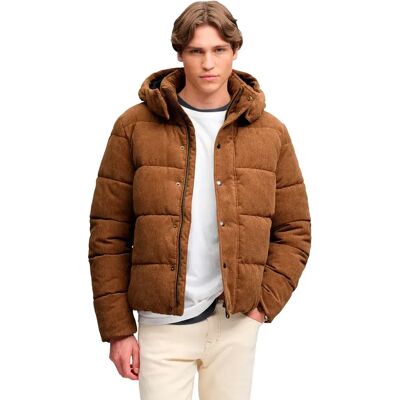 Superdry Veste Puffer Premium Cord Dark Tobacco Brown 2XL Homme - Publicité Superdry Veste Puffer Premium Cord Dark Tobacco Brown 2XL Homme - Publicité