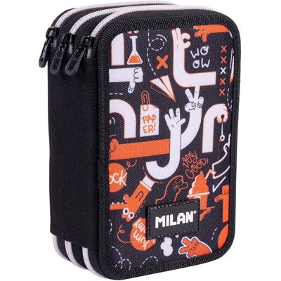 Milan Trousse à Crayons Triple étage Filled Fingers Série Spéciale Multicolor One Size male - Publicité Milan Trousse à Crayons Triple étage Filled Fingers Série Spéciale Multicolor One Size male - Publicité
