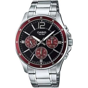 Casio Montre Mtp1374d5a Silver Grey / Silver Grey / Black One Size Homme - Publicité Casio Montre Mtp1374d5a Silver Grey / Silver Grey / Black One Size Homme - Publicité