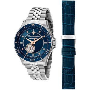 Maserati Montre Sfida 44 Mm Automatic Silver One Size Homme - Publicité Maserati Montre Sfida 44 Mm Automatic Silver One Size Homme - Publicité