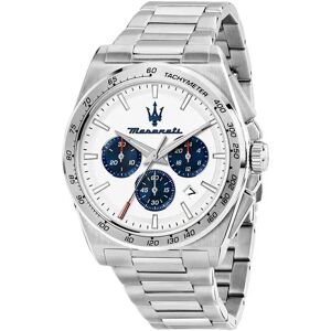 Maserati Montre Velocità 43 Mm Silver / White One Size Homme - Publicité Maserati Montre Velocità 43 Mm Silver / White One Size Homme - Publicité