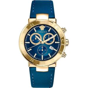 Versace Montre Vepy00921 Blue / Metal Blue Yellow Gold One Size Homme - Publicité Versace Montre Vepy00921 Blue / Metal Blue Yellow Gold One Size Homme - Publicité
