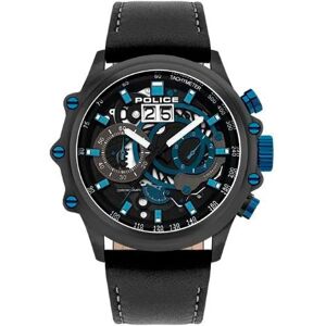 Police Montre Pl16018jsu02 Quartz 48 Mm Black / Black / Black One Size Homme - Publicité Police Montre Pl16018jsu02 Quartz 48 Mm Black / Black / Black One Size Homme - Publicité