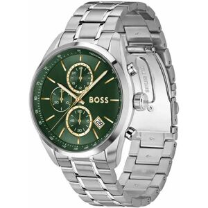 Boss Montre 1514266 44mm Silver / Green One Size Homme - Publicité Boss Montre 1514266 44mm Silver / Green One Size Homme - Publicité