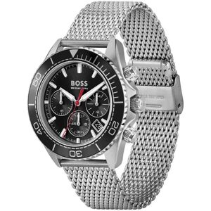 Boss Montre 1514324 44mm Silver / Black One Size Homme - Publicité Boss Montre 1514324 44mm Silver / Black One Size Homme - Publicité
