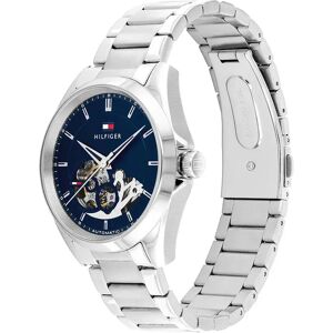 Tommy Hilfiger Montre Baker Automatic 39mm Silver / Navy One Size Homme - Publicité Tommy Hilfiger Montre Baker Automatic 39mm Silver / Navy One Size Homme - Publicité