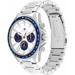Tommy Hilfiger Montre Clark 44mm Silver / Blue / White One Size Homme - Publicité Tommy Hilfiger Montre Clark 44mm Silver / Blue / White One Size Homme - Publicité