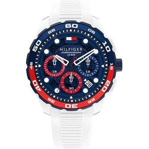 Tommy Hilfiger Montre Regatta 44mm White / Navy / Red One Size Homme - Publicité Tommy Hilfiger Montre Regatta 44mm White / Navy / Red One Size Homme - Publicité