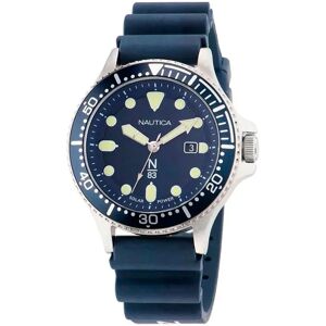 Nautica Montre Napcbs304 43mm 5atm Solar Analogical Blue / Blue / Mineral One Size Homme - Publicité Nautica Montre Napcbs304 43mm 5atm Solar Analogical Blue / Blue / Mineral One Size Homme - Publicité