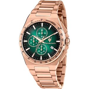 Maserati Montre Velocità Slim 41mm 5atm Quartz/analogical Rose Gold / Green / Mineral One Size Homme - Publicité Maserati Montre Velocità Slim 41mm 5atm Quartz/analogical Rose Gold / Green / Mineral One Size Homme - Publicité