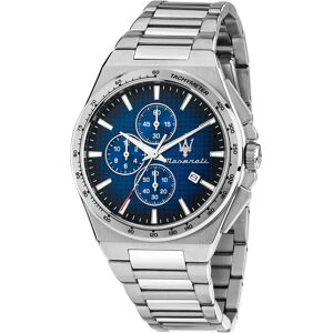 Maserati Montre Velocità Slim 41mm 5atm Quartz/analogical Silver / Blue / Mineral One Size Homme - Publicité Maserati Montre Velocità Slim 41mm 5atm Quartz/analogical Silver / Blue / Mineral One Size Homme - Publicité