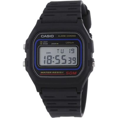 Casio Montre Retro Vintage W-59 Black One Size - Publicité Casio Montre Retro Vintage W-59 Black One Size - Publicité