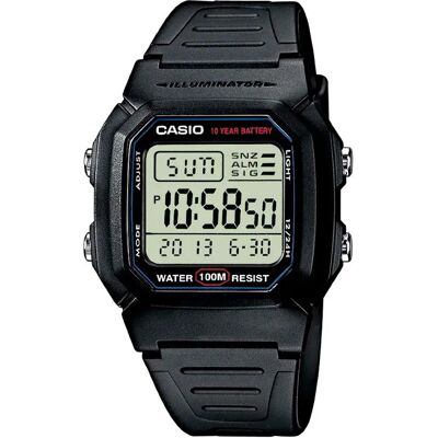 Casio Montre Retro Vintage W-800h LCD One Size - Publicité Casio Montre Retro Vintage W-800h LCD One Size - Publicité
