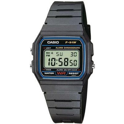 Casio Montre F-91w Black One Size Homme,Femme - Publicité Casio Montre F-91w Black One Size Homme,Femme - Publicité