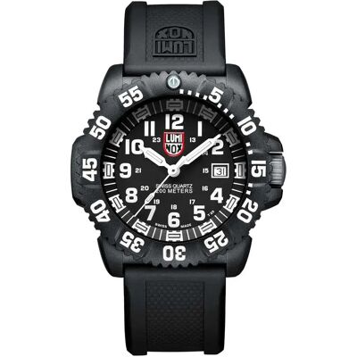 Luminox Montre Original Navy Seal 3051 Black / White 44 mm Homme - Publicité Luminox Montre Original Navy Seal 3051 Black / White 44 mm Homme - Publicité