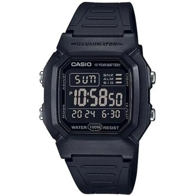 Casio Montre W-800h-1bves Black One Size Homme - Publicité Casio Montre W-800h-1bves Black One Size Homme - Publicité