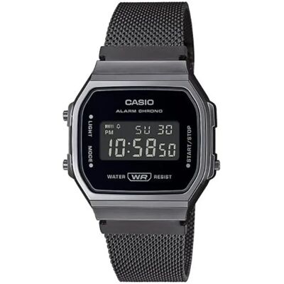 Vintage Montre Pour Femme A168wemb-1bef Black One Size Femme - Publicité Vintage Montre Pour Femme A168wemb-1bef Black One Size Femme - Publicité