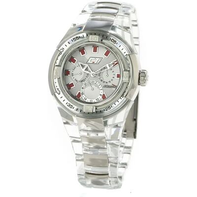Chronotech Montre Cc7046m-09m White One Size - Publicité Chronotech Montre Cc7046m-09m White One Size - Publicité