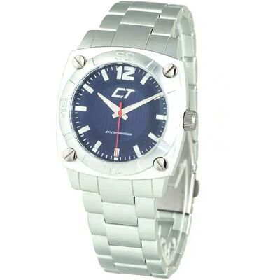 Chronotech Montre Cc7079m-03m Blue One Size - Publicité Chronotech Montre Cc7079m-03m Blue One Size - Publicité