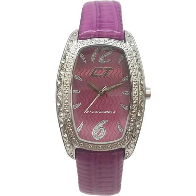 Chronotech Montre Pour Femme Cc7121ls-08 Purple One Size - Publicité Chronotech Montre Pour Femme Cc7121ls-08 Purple One Size - Publicité