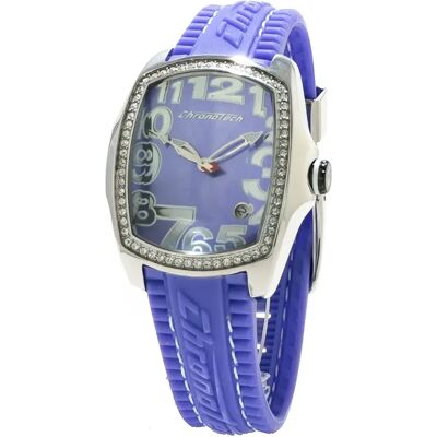 Chronotech Montre Pour Femme Ct7016ls-12 Blue One Size - Publicité Chronotech Montre Pour Femme Ct7016ls-12 Blue One Size - Publicité
