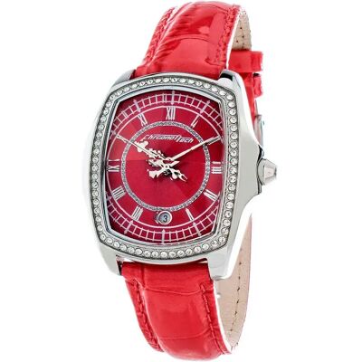 Chronotech Montre Pour Femme Ct7896ls-97 Red One Size - Publicité Chronotech Montre Pour Femme Ct7896ls-97 Red One Size - Publicité