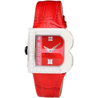 Laura Biagiotti Montre Pour Femme Lb0001l-05z Red One Size - Publicité Laura Biagiotti Montre Pour Femme Lb0001l-05z Red One Size - Publicité